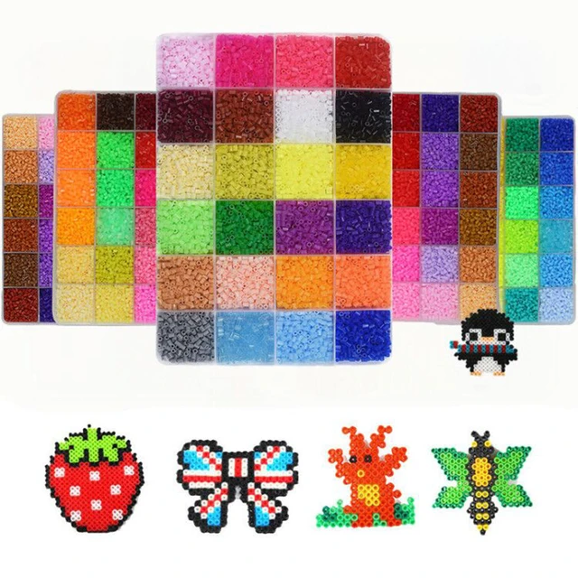 4pcs 2.6mm Mini Hama Fuse Beads Transparent Big Square Pegboards Beads  Boards Diy Material Template Perler Artkal Beads Pegboard - Puzzles -  AliExpress