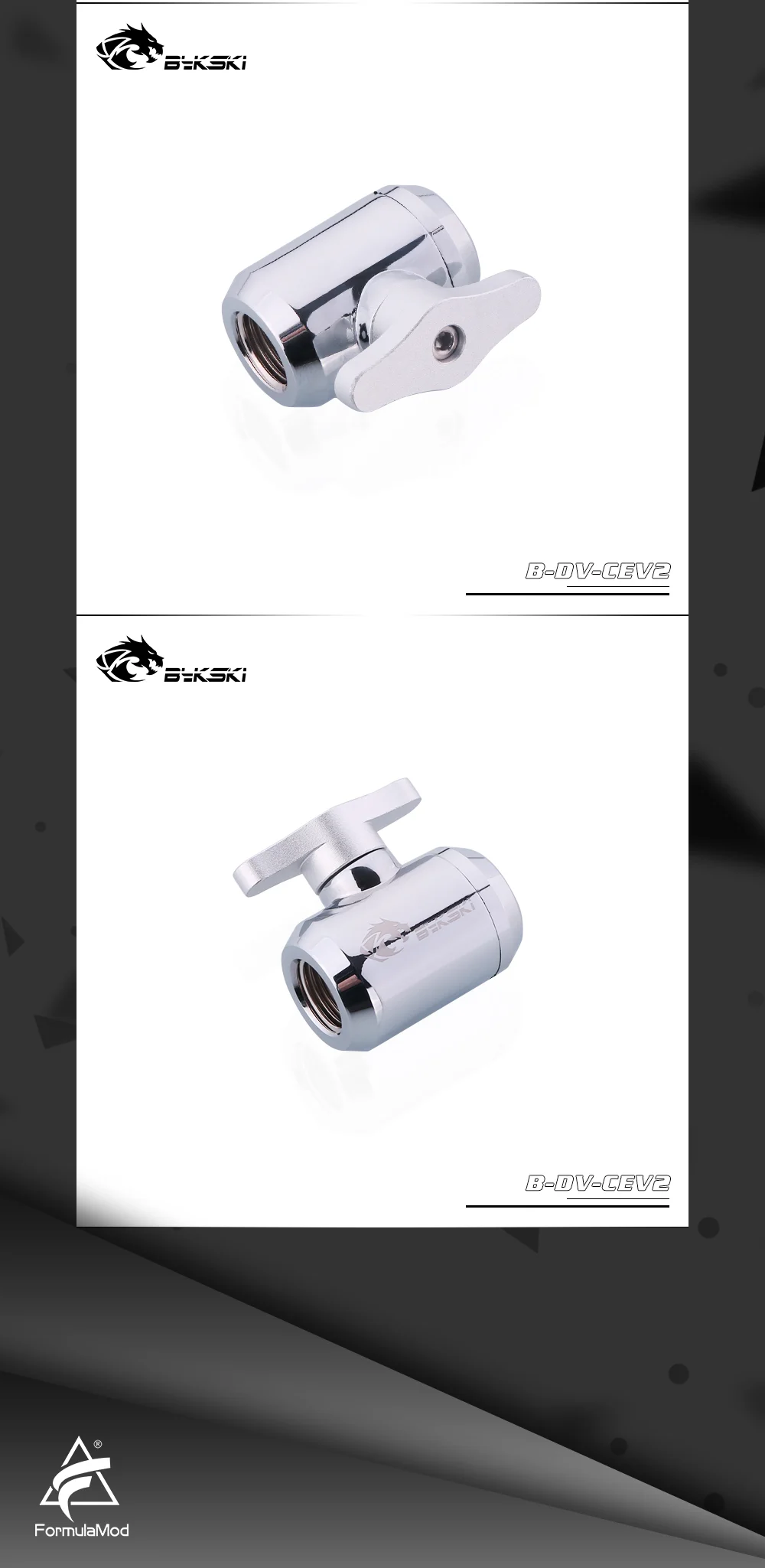 Bykski BDVCEV2 Hand Screw Water Valves , Boutique Multiple Colour G1