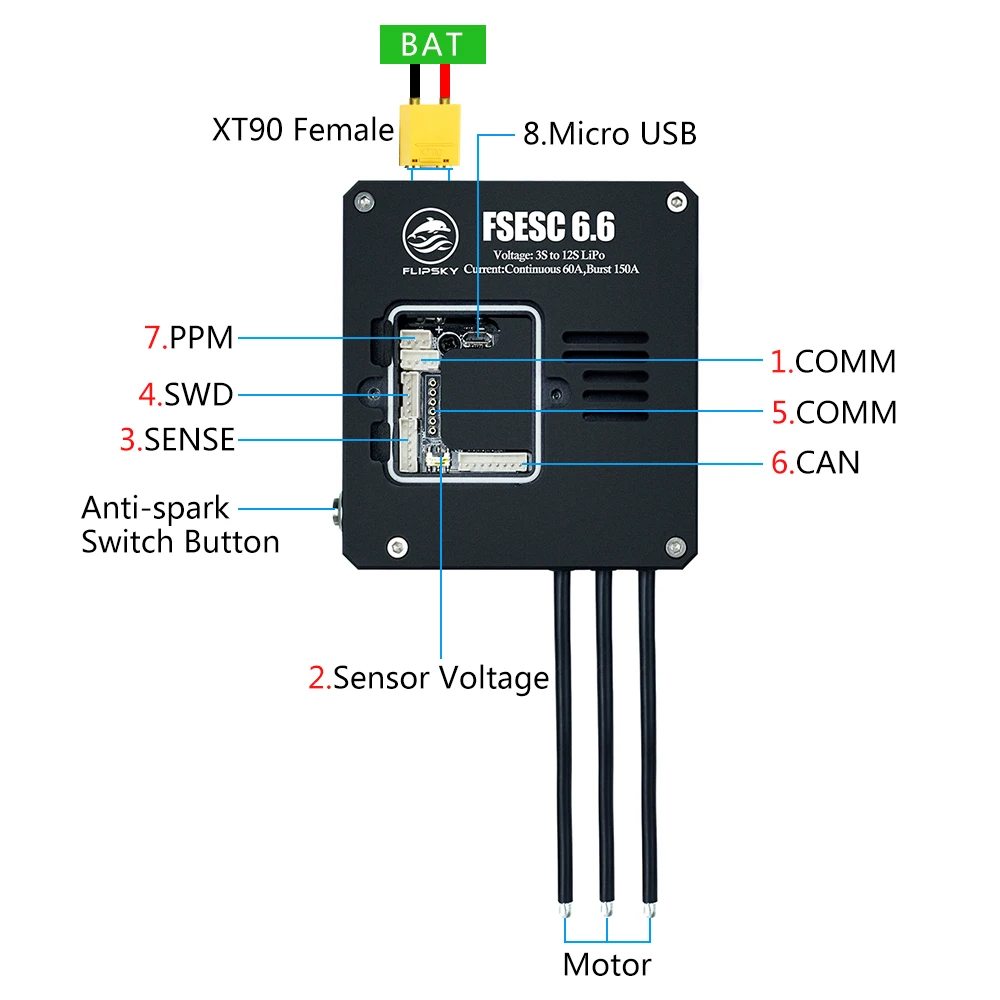 v6单驱套餐接线图