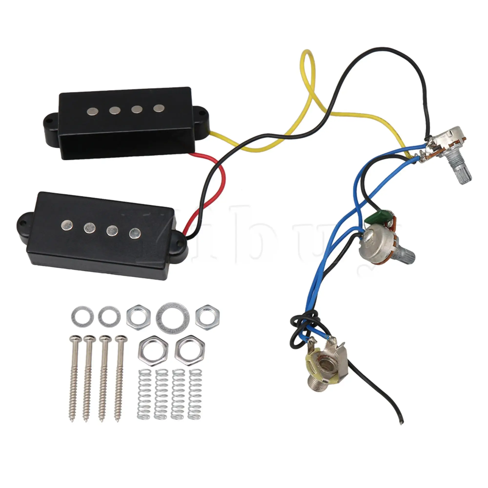 Yibuy Prewired PB бас 4-струнная Электрогитары шеи и мост пикапы комплект | Спорт