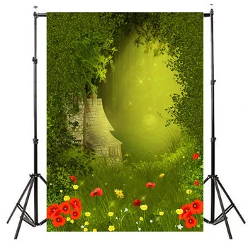 

NeoBack Fairy forest Photography Backdrops Wonderland green Backdrop Children Kids birthday hoto Props Studio Booth Background