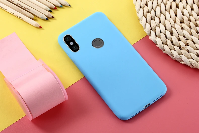 TRISEOLY простой однотонный защитный чехол для телефона Xiaomi mi A2 6X Мягкий силиконовый чехол для Xiaomi mi A1 mi 5X mi 5X mi 6X чехол