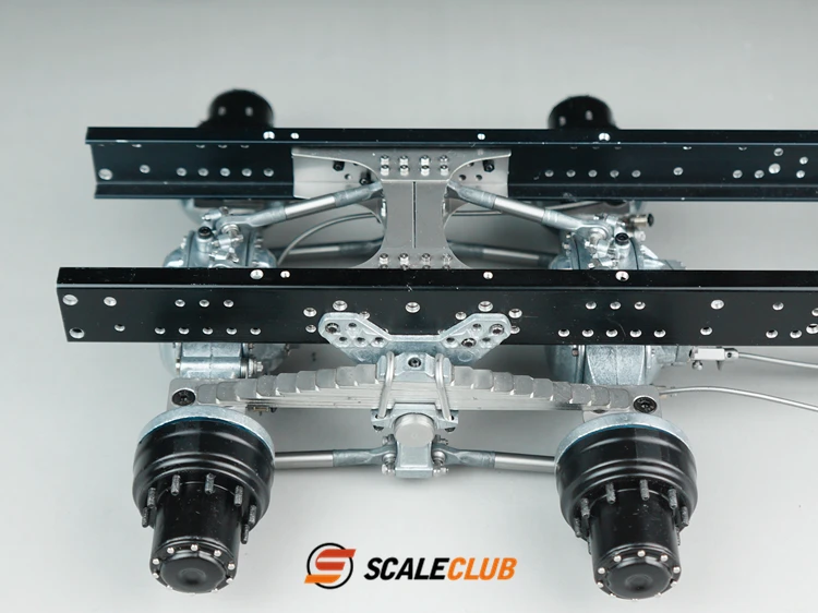 Scaleclub Tamiya 1/14 трактор грязевая головка имитация металла Двухосная задняя подвеска Chiaki подвеска