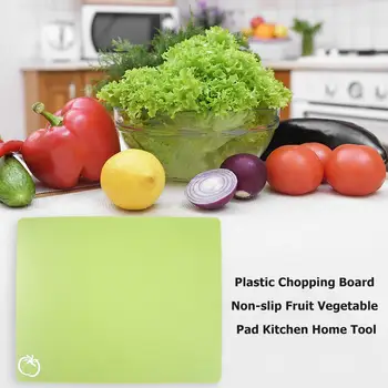 

4pcs Plastic Chopping Board Non-slip Food Classification for Kitchen Home Supply Lightweight Flexible Convenient Design