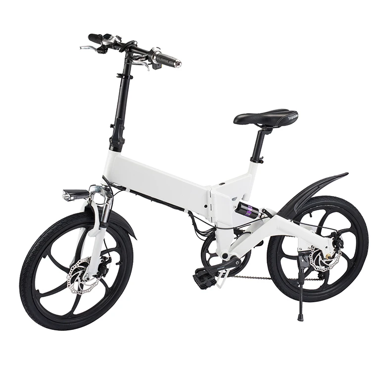 

Electric Bike Zm20006 Guangzhou Double Suspension Fork Folding Electric 350w 20 Inch Motor Kit Touring Titanium Bicycle