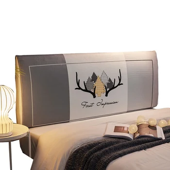 

Thickened Soft And Easy To Clean Elastic Full Cover Bedside Cover Bedside Back Protection Dust Cover Bedside Board Cover
