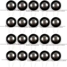 20 шт. 25,9 мм 1,02 дюймов твитер Голосовая катушка 8ohm 26 ядро титановая диафрагма Высокая чувствительность одна и та же Сторона для ремонта динамиков B& W