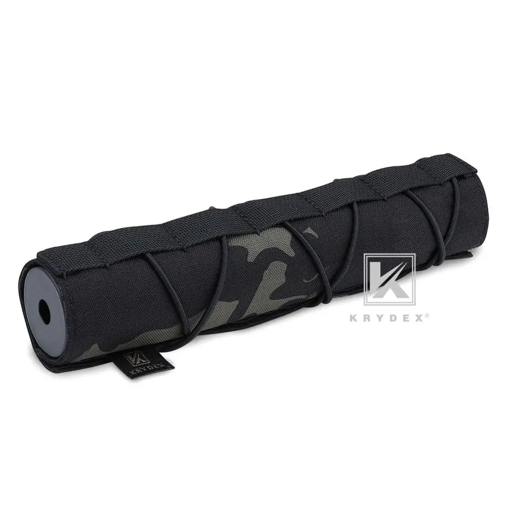 KRYDEX 22CM marmitta custodia protettiva per Surefire FA762K Tactical Shooting soppressore Nylon silenziatore Protector Cover MCBK