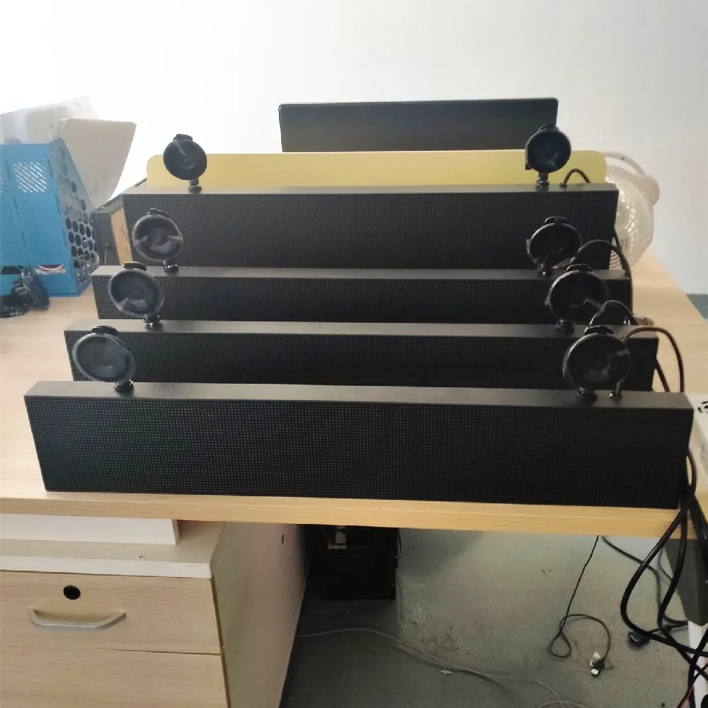 P4MM 85cm LED full-color APP programmable scrolling message LED display board store or 12v car billboard sign