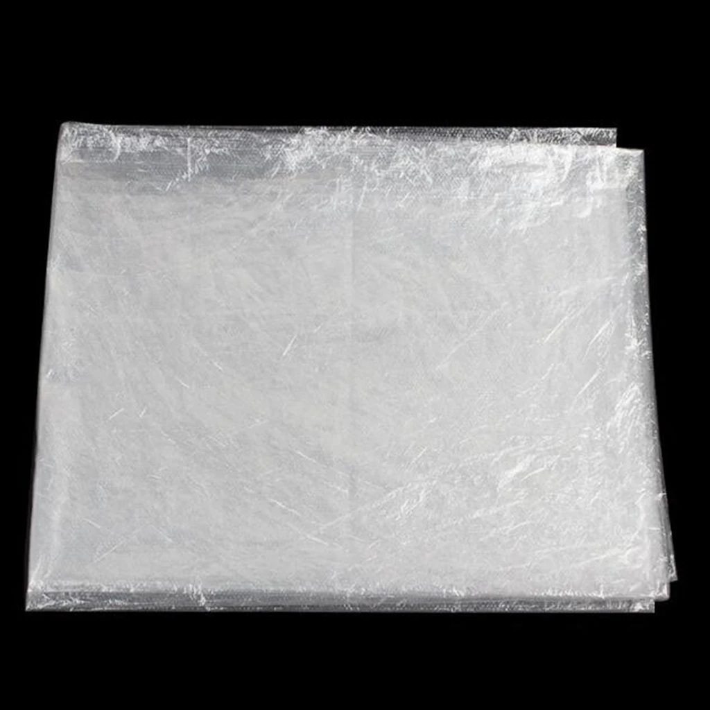 100 Pcs Disposable Hair Cutting Cape Salon Gown Protect Barber Capes Hairdressing Capes Cloth Waterproof Hairdresser Apron
