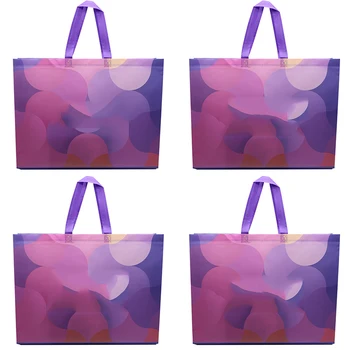 

Non-woven Multicolor Cloth Shopping Bag Reusable Pouch Women Outdoor Travel Storage Handbag Eco Friendly Grocery Bag Folding Bag