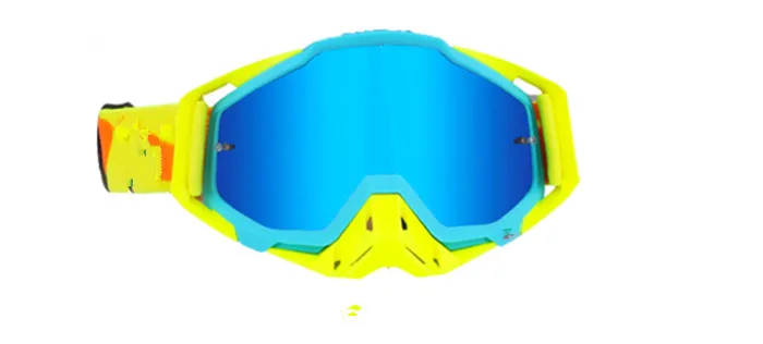 Цвет: желтый Gafas очки для мотокросса ATV MX внедорожные очки для горного велосипеда, гоночные очки для грязного велосипеда, лыжные Mtb спортивные очки, Мото очки - Цвет: Цвет: желтый