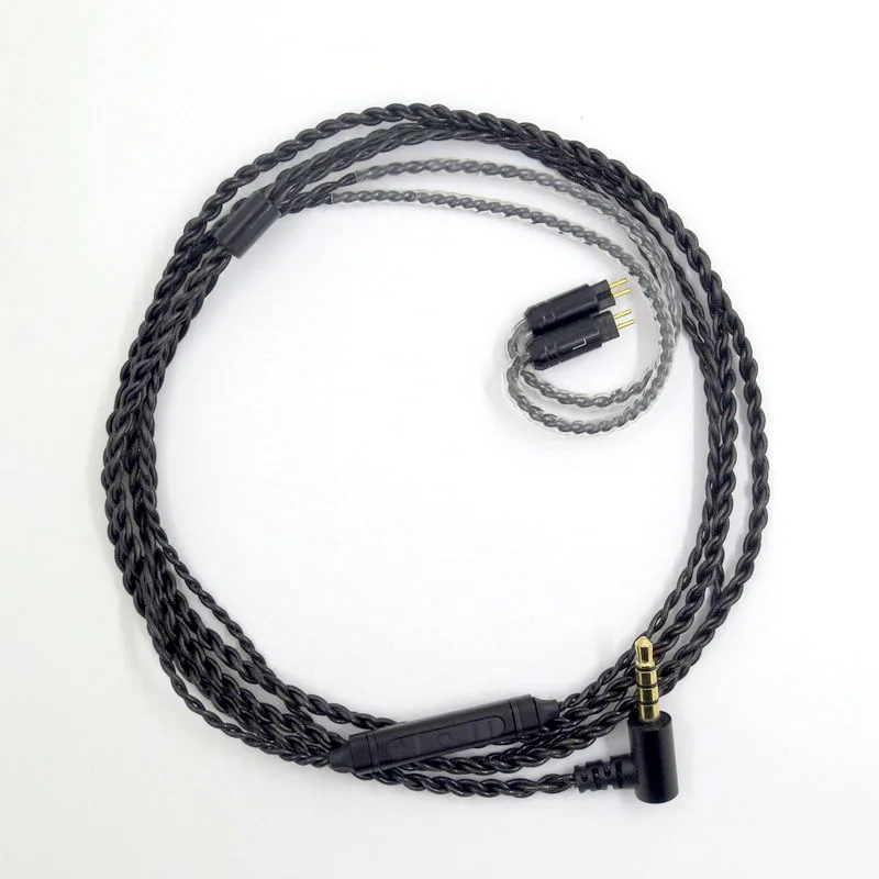 Audio Cable for SE215 IE80S A2DC LS70 IM50 Headphone L Elbow Upgrate Cable 0 78 2pin for 04 Gray Jaundice Sennheiser ATH