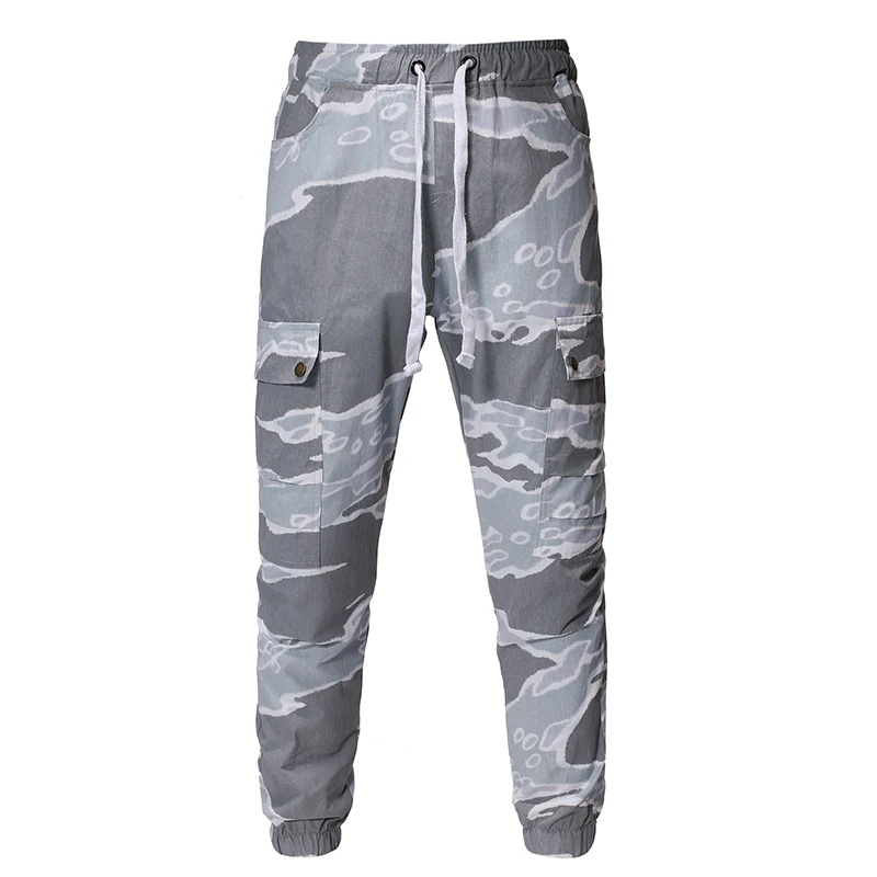 S-2XL новые мужские s Jogger осенние карандашный гаремный брюки мужские Камуфлированные штаны, милитари несколько стилей брюки свободные удобные брюки карго - Цвет: 04