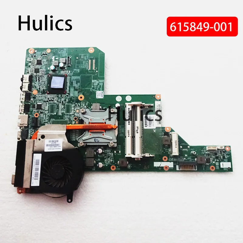 Hulics оригинальный 615849-001 материнская плата для ноутбука HP PAVILION G62 CQ72 G72 CQ62 DDR3