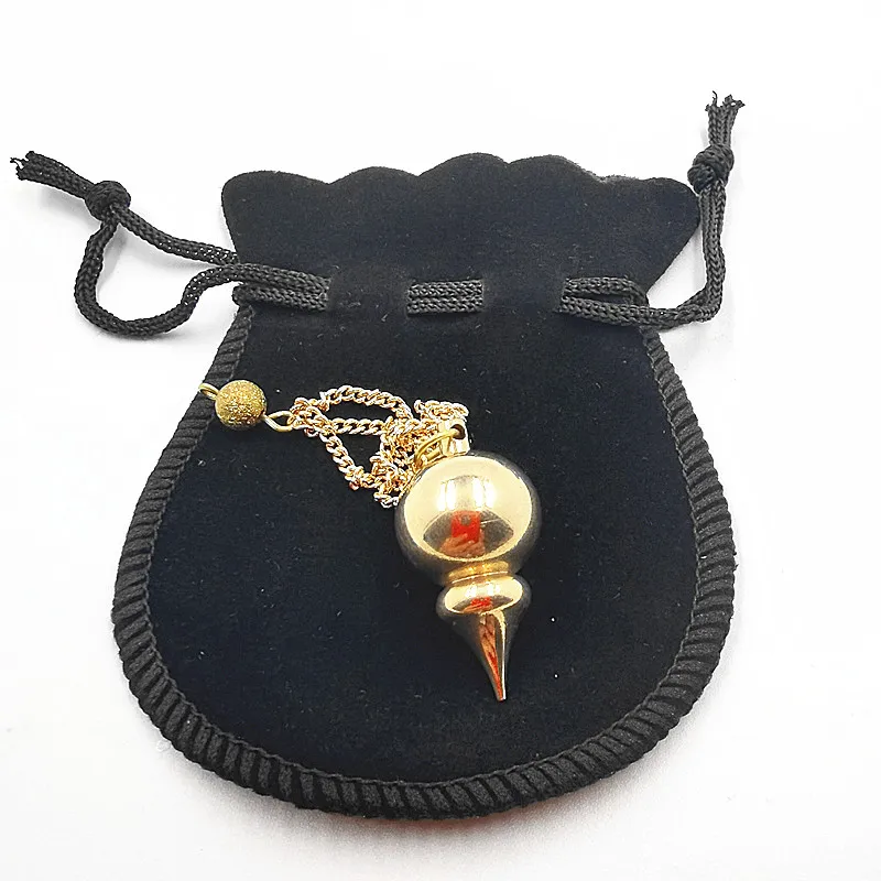 

Reiki Healing Spiritual Wicca Women Men Amulet Screw Shape Pendule Radiestesia Metal Charm Jewel Pendulum For Dowsing Divination