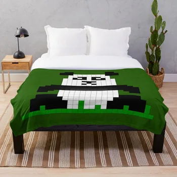 

Soft Blanket for Bed Sherpa Flannel Fleece Blanket Home Travel Sofa Soft Throw Blanket Pixel Panda
