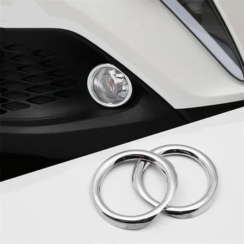

ABS plating front fog lamp decorative frame front fog lamp cover exterior decoration sequin upgrade upgrade for Toyota C-HR 2019