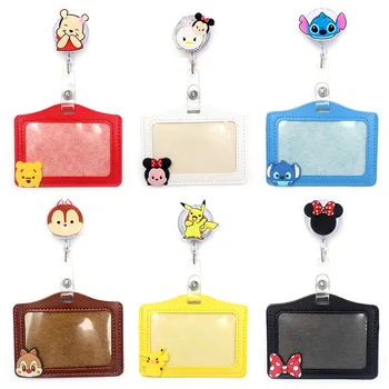 

The New Style Two Face Cute Badge Reel Holder Elastic Name Card Simple & Easy To Use For Nurse & Students