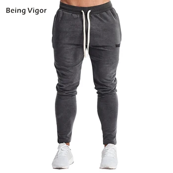 

Men Sweat Joggers Casual Elastic Solid Sport Pants Mens Skinny Slim Fit Pants For Men Sweatpants Trousers Jogger Pants 2019