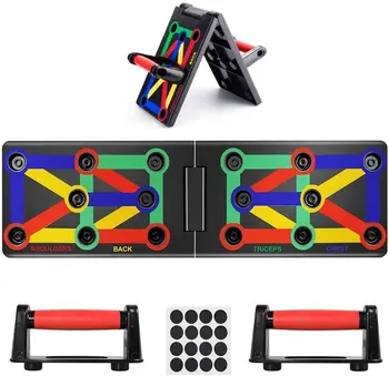 

Push Up Board Home Gym Comprehensive Exerciser Foldable Adjustable Push Up Rack Stand Body Building Fitness Equipment