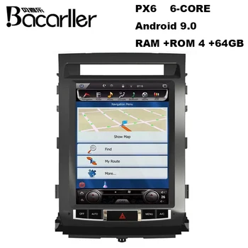 

PX6 Android 9.0 car radio multimedia for TOYOTA LAND CRUISER LC200 2008-2015 car head unit with AC control/ WiFi/ Video/ Music