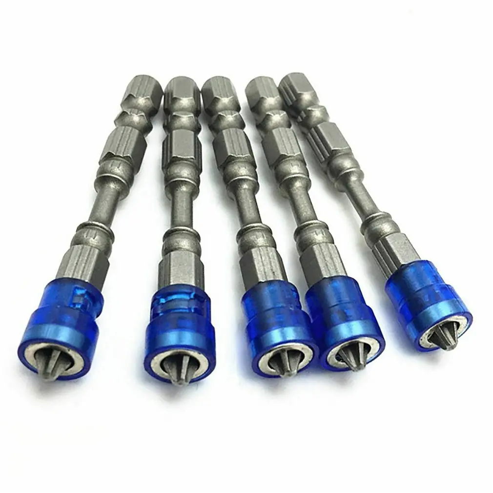 

5/10 Piece Set Color Magnetic Ring 65 Mm Magnetic Drill Screwdriver Bit S2 Steel Cross Head Set Screwdriver Set Hand Tool
