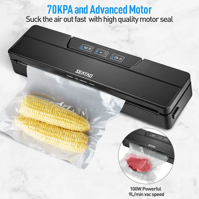 SEATAO 가정용 식품 진공 실러 포장 기계는 현대 주방에서 편리하게 사용할 수 있는 최고의 제품입니다.