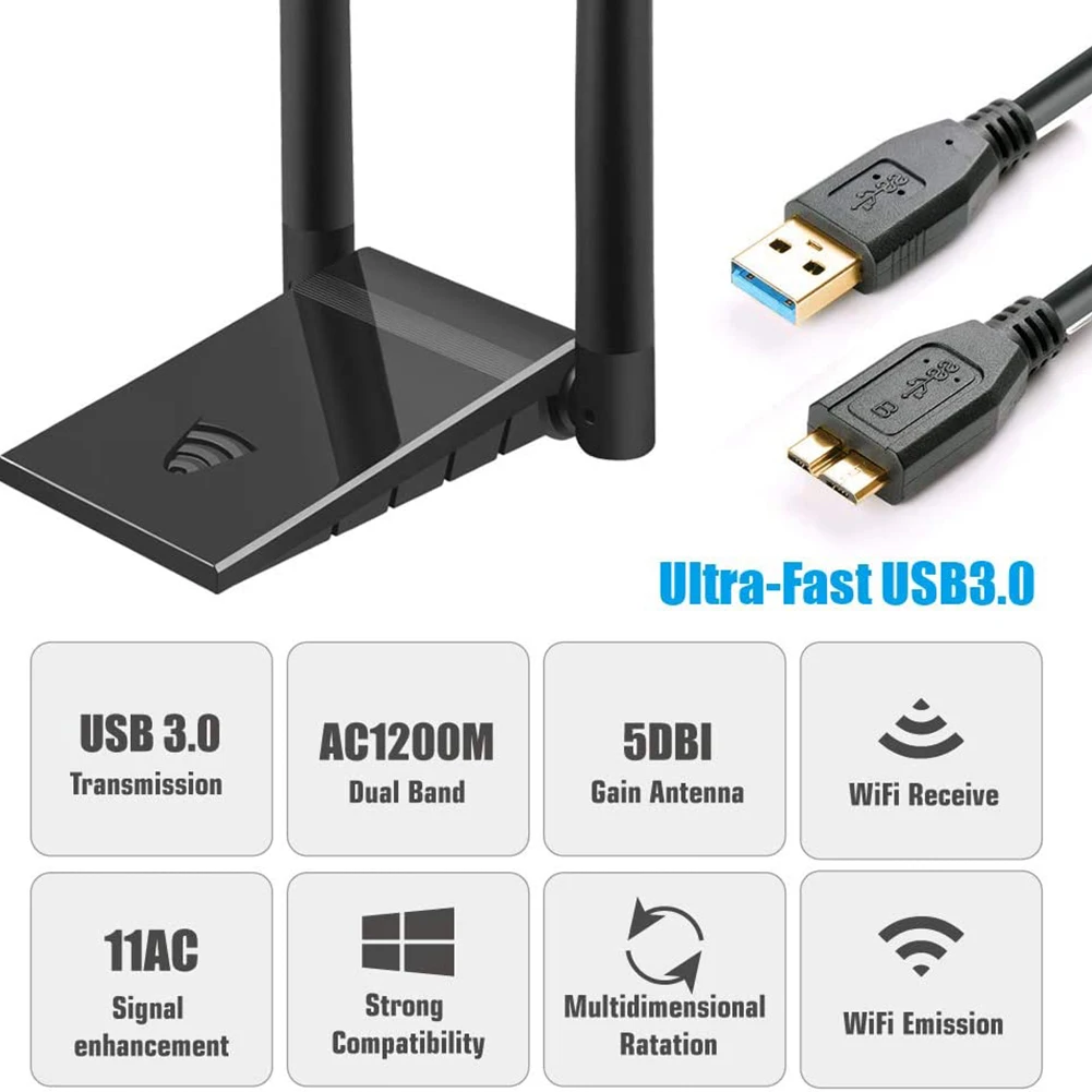 Dual Band 2.4G/5Ghz WiFi Adapter - Image 4