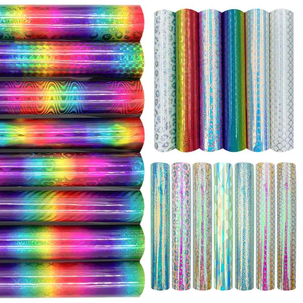 Adhesive Vinyl Sheets For Wall Window Porcelains Cars Mugs Decal Christmas Decoration DIY Rainbow Gradient Print
