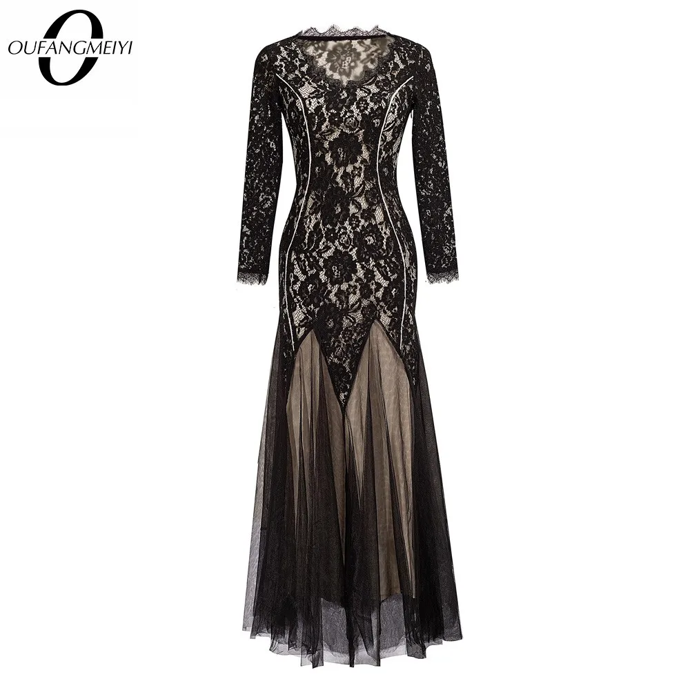 Vintage Patchwork Sheer Floral Lace 