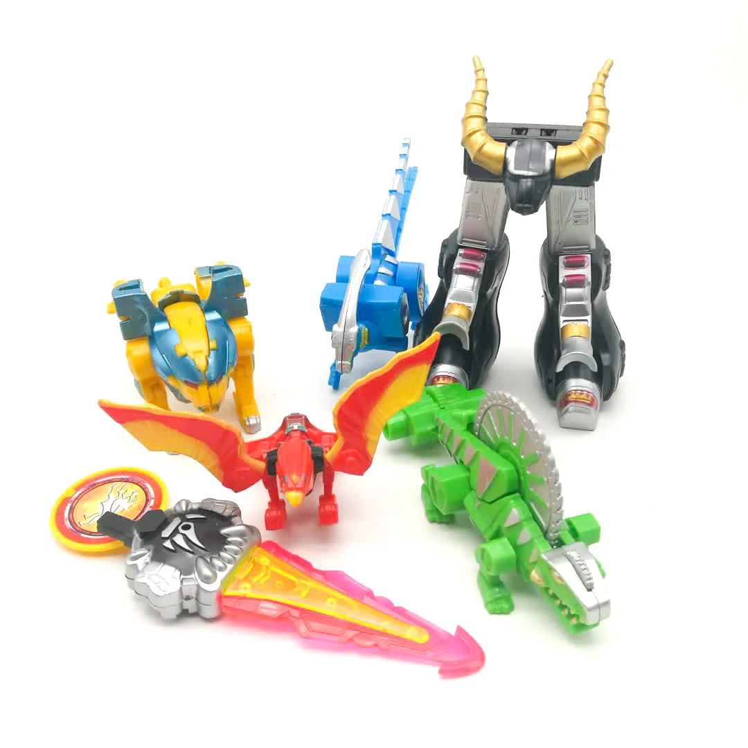 Megazords UCHU SENTAI KYURANGER Трансформация Робот динозавр Рейнджерс игрушки Фигурки для детей рождественские подарки