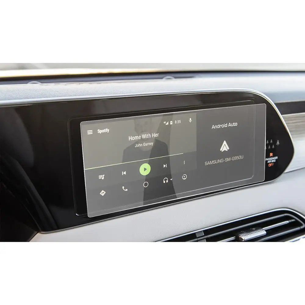 RUIYA Car Screen Protector For Palisade 10.25 Inch 2020 GPS Navigation Touch Center Display Screen Auto Interior Stickers