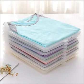 

10pcs / set Clothing Storage Stacking Board Shirt Organizer Home Storage Organization Space Separation Tool H1234