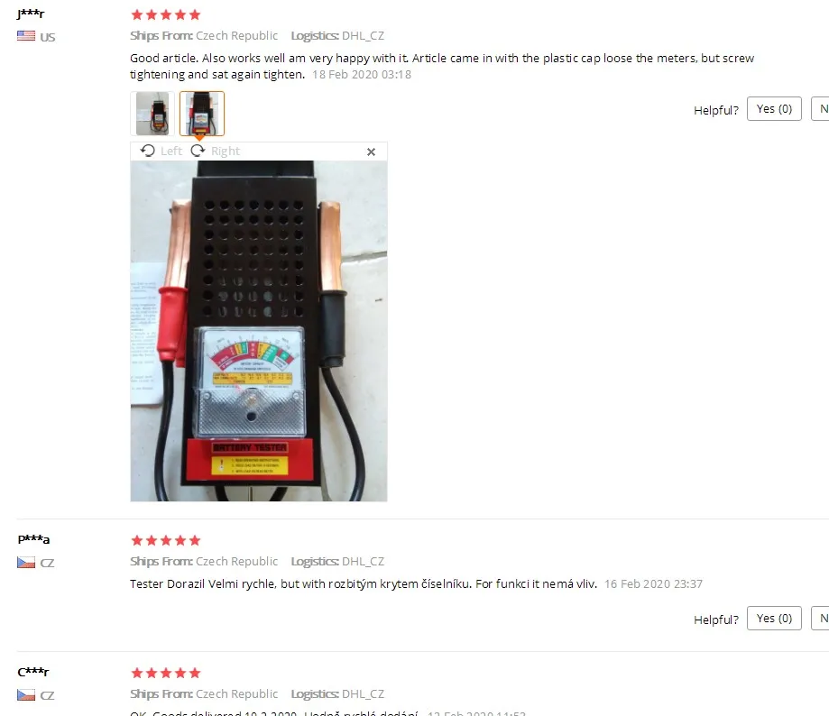 Vehicle Battery Tester