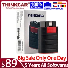 Thinkcar ThinkDiag Full OBD2 All System Diagnostic Tool Actuation Test ECU Coding 15 Reset Service Car Code Reader Scanner