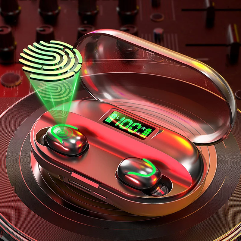 Водонепроницаемые наушники TWS Bluetooth 5 0 HIFI стерео шумоподавляющие Спортивные