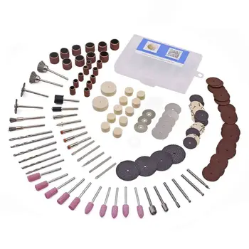 

Toolfit 141Pcs Rotary Power Tool Kits For Dremel Accessories 3.0mm Shank Wood Metal Sanding Polishing Grinding Bit Set