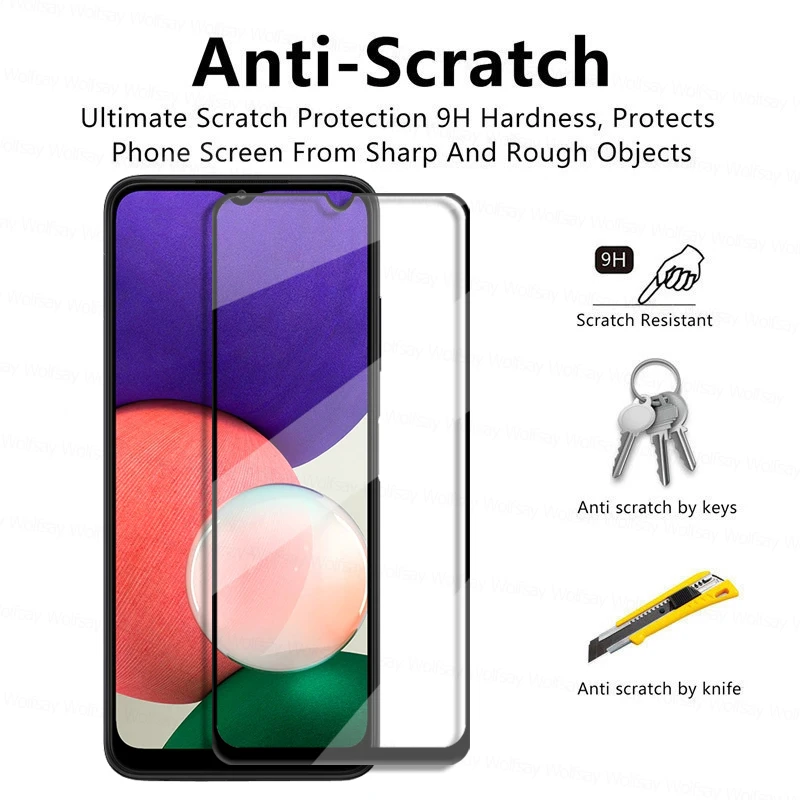 Voor Samsung Galaxy A22S 5G Glas Screen Protector Voor Samsung Galaxy A22S 5G Gehard Glas Beschermende Telefoon Film samsung A22S