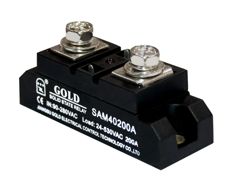 High Quality 200a Ssr,input 90-280vac Output 40-530vac Single Phase ...