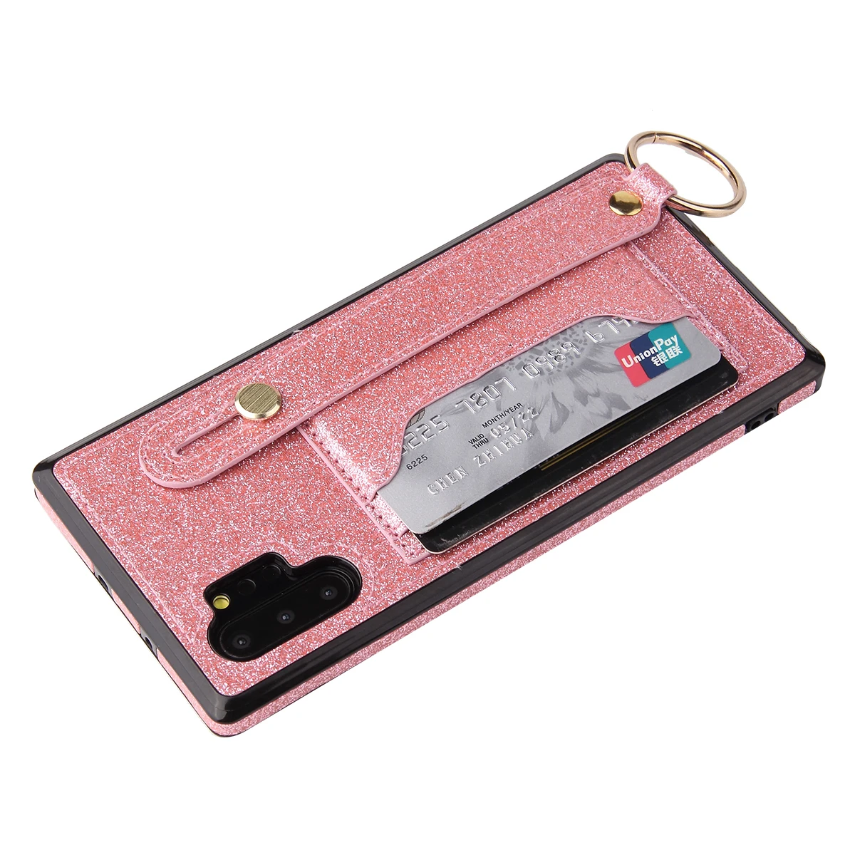 S20 Ultra Glitter Wrist Strap Case for Galaxy S20 Plus Note 10+ Soft TPU Leather Card Holder Cover Bracket Solid Color Coque S20 Ultra Glitter Wrist Strap Case for Galaxy S20 Plus Note 10+ Soft TPU Leather Card Holder Cover Bracket Solid Color Coque