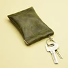 Mini Key Wallet Women Men Coin Housekeeper Keychain Purse PU Money Coin Organizer Bag Car Keys Cover Simple Key Holder Case ► Photo 3/6