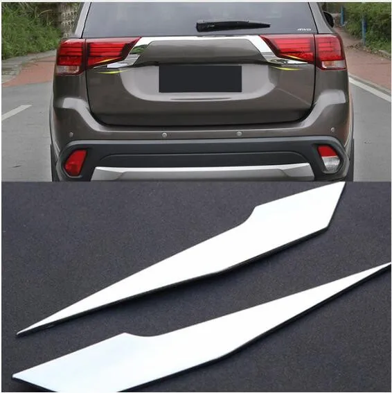 Для Mitsubishi Outlander 2016 2017 2018 Задние световые полосы ABS хром внешний задний фонарь