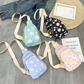 

Daisy Women's Chest Bag Fashion New Sports One Shoulder Messenger Canvas Bag Travel Mobile Phone Bag