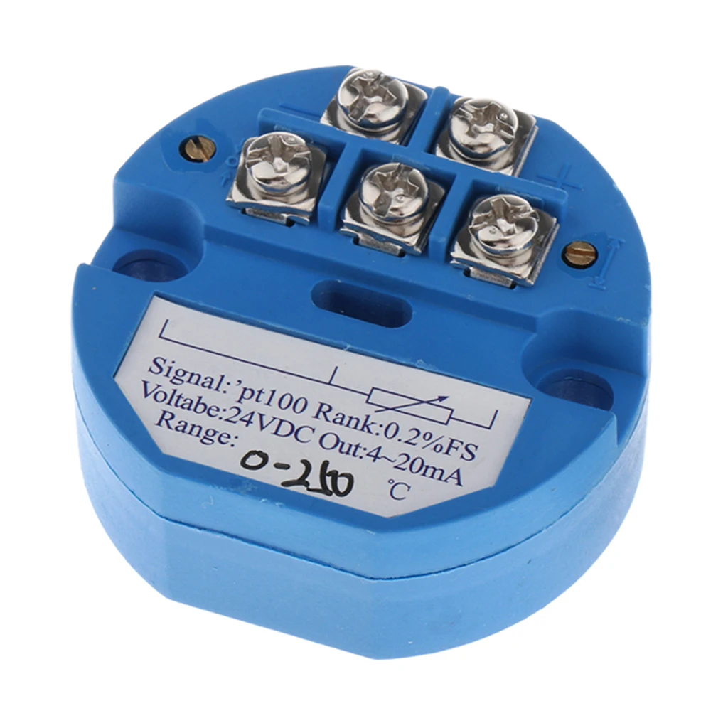 Temperature Sensor Transmitter Modules 24V DC 4-20MA PT100 SBW 0-250 ° C