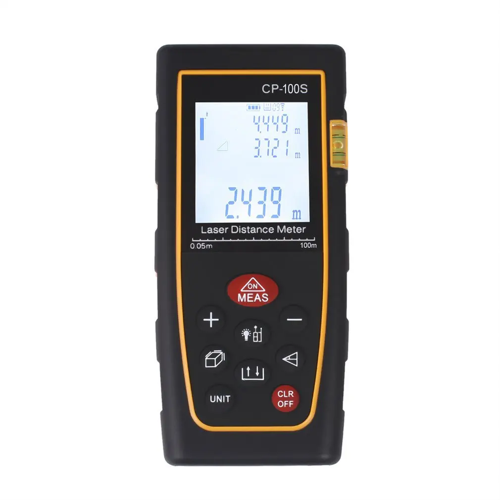 CP-100S Handheld Laser Distance Meter Digital Laser Range Finder With LCD Backlight Display Professional Measurement Tool
