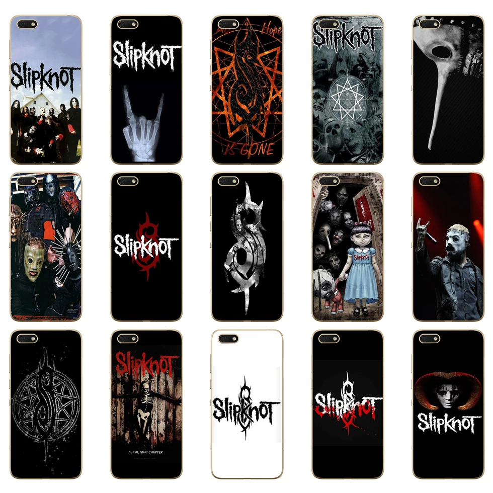 

277DD Hot Sale Slipknot Rock Soft Silicone Cover Case for Huawei honor 9 10 Lite 7A 5.45 7a pro 7c 5.7 inch 7x 8x case
