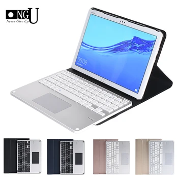 

Touchpad Bluetoooth Keyboard For Huawei MediaPad M5 Lite 10 10.1'' BAH2-W19/L09/W09 Detachable Tablet Keyboard Case Cover Stand