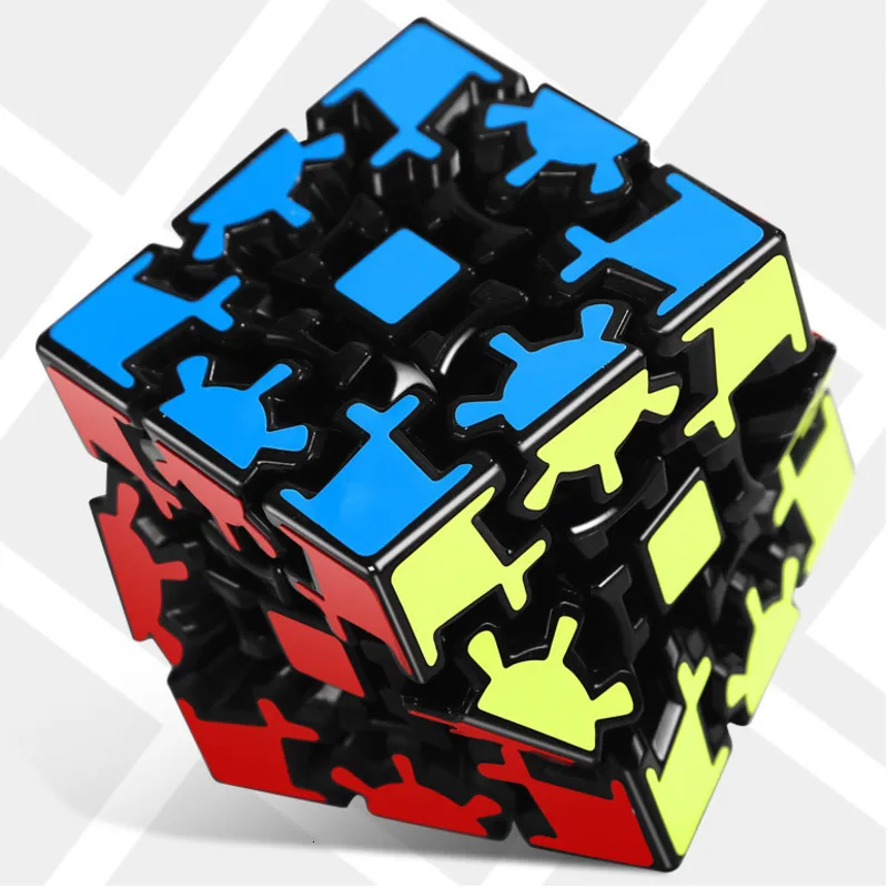 

Кубик-головоломка Gear Twist, волшебный куб 3x3x3 3*3, скоростной куб, профессиональная логическая игра, Обучающие игрушки, пазлы странной формы