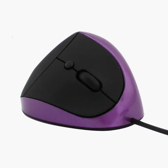 Purple CHYI Проводная вертикальная мышь эргономичная оптическая компьютерная мышь Мыши 1600 dpi оптическая игровая мышь 6D USB мышь для ПК ноутбука геймера - Цвет: Purple
